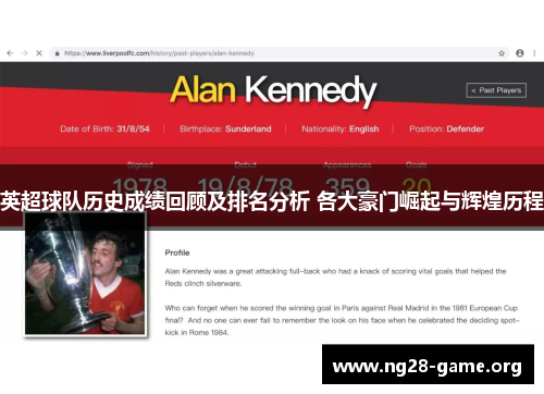 英超球队历史成绩回顾及排名分析 各大豪门崛起与辉煌历程